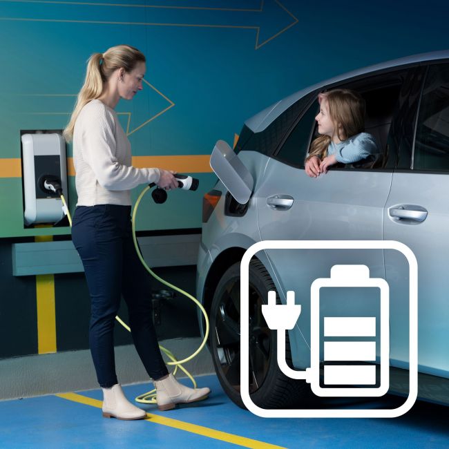 Best in Mobility E-Charging mit Icon 